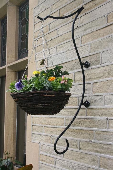 unusual hanging basket brackets